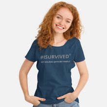 Load image into Gallery viewer, Phrase T-Shirt &#39;MY HOLIDAY WITH MY FAMILY&#39;