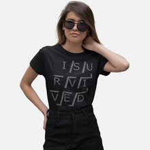 Load image into Gallery viewer, Unisex #ISURVIVED Logo T-Shirt