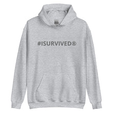 Load image into Gallery viewer, Unisex Hoodie &#39;#ISURVIVED&#39;